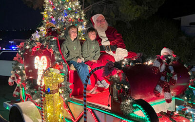 Santa Claus visits SeaView