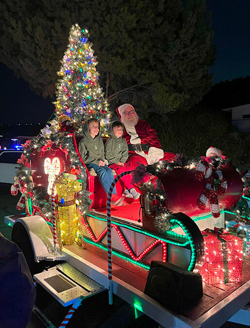 Santa Claus visits SeaView