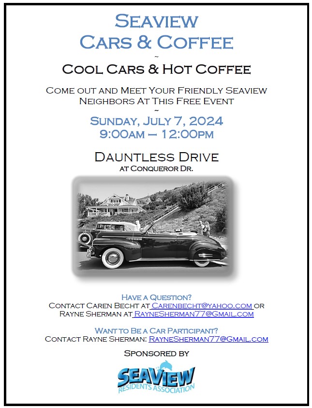 2024 Cars and Coffee flyer