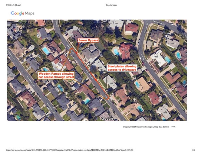 Map Diagram - LA County Public Works