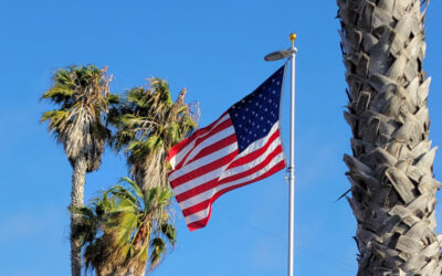 Flagpoles at PV Drive South/ Conqueror & Schooner Drives